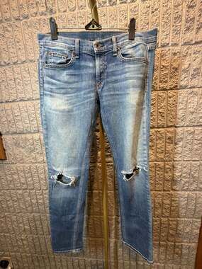 627 Rag & Bone Jean East Lake Size 27 Distressed Jeans